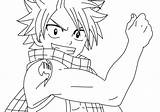 Coloring Fairy Tail Natsu Pages Deviantart sketch template