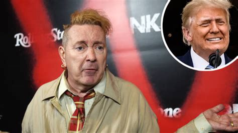 John Lydon Confirms He Ll Vote For Trump As He S The Only