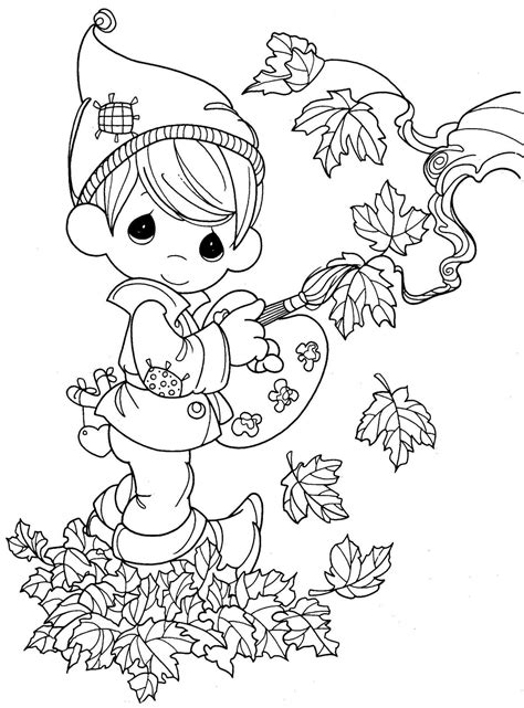 autumn coloring pages