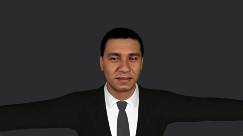 Andrew Holness Realistic Full Body Fully Rigged Character 3d Model By