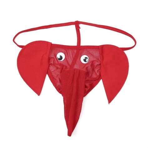 men sexy thongs bulge pouch briefs elephant trunk underpants male t