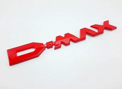 dmax red  badge emblem logo part  isuzu auto car pickup dodge diesel trucks ebay