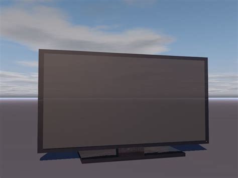 3d Model Flat Screen Tv Flat Cgtrader
