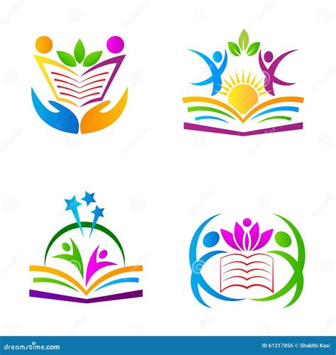 logotipos da educacao ilustracao  vetor ilustracao de eduque