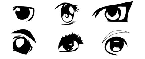 vector art anime eyes vector pack clipartsco