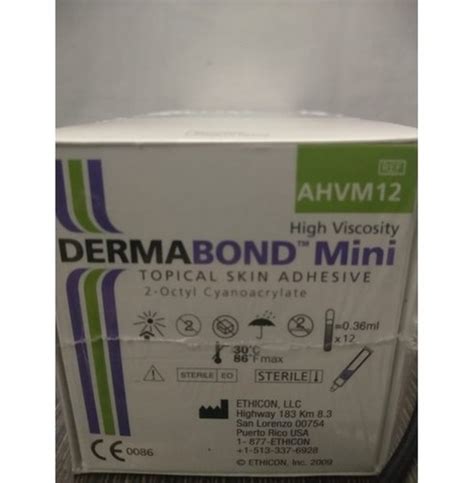 ethicon dermabond topical skin adhesive  octyl cyanoacrylate