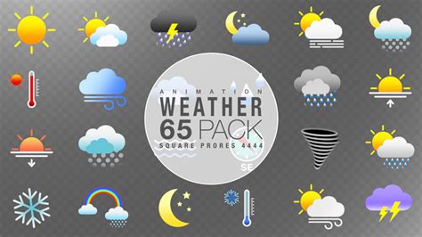 weather forecast animation pack stock motion graphics motion array