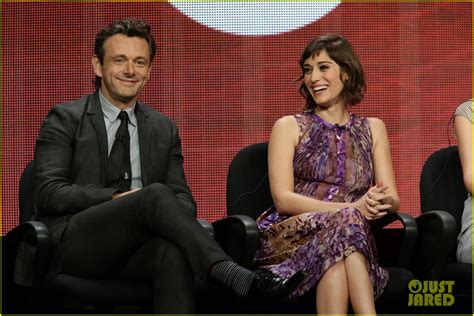 lizzy caplan and michael sheen masters of sex tca tour panel photo