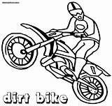 Bike Dirt Coloring Pages Drawing Easy Dirtbike Sheet Colorings Print Getdrawings sketch template