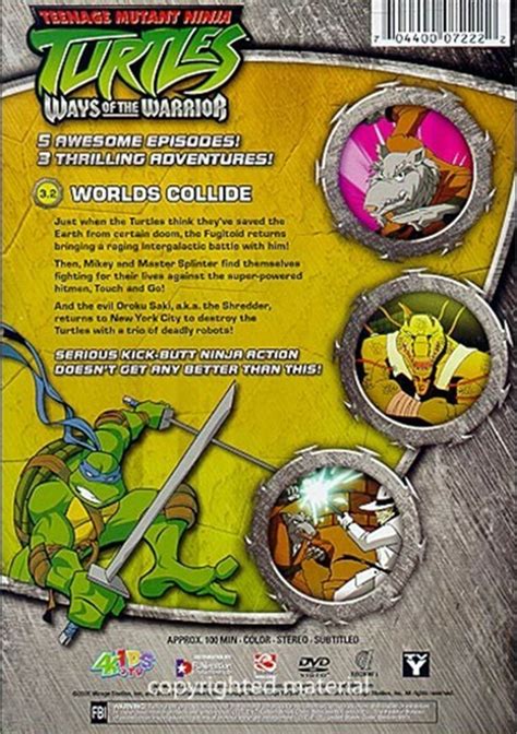 Teenage Mutant Ninja Turtles Ways Of The Warrior Worlds Collide Dvd
