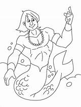 Merman Coloring Pages Mermaid Drawing Boy Kids Clipart Clip Popular Mermaids Cartoon Little Mermen Princess Book Getdrawings Library sketch template