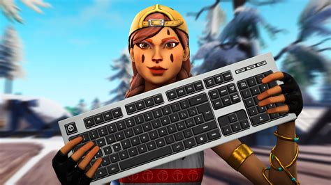 fortnite skin holding keyboard