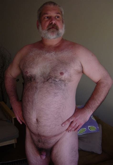 fat naked old man