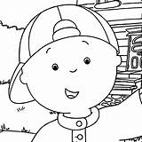 Coloring Selfie Caillou Wecoloringpage Pages sketch template