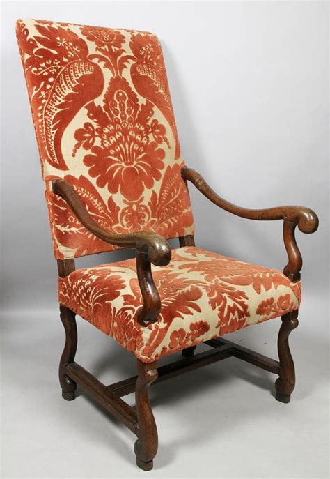 flemish baroque oak os de mouton armchair tapissier decorateur