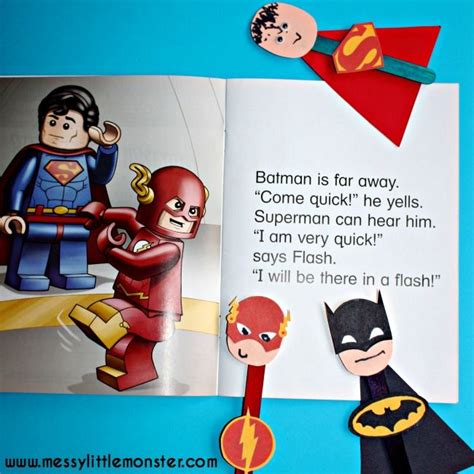 printable superhero puppet template