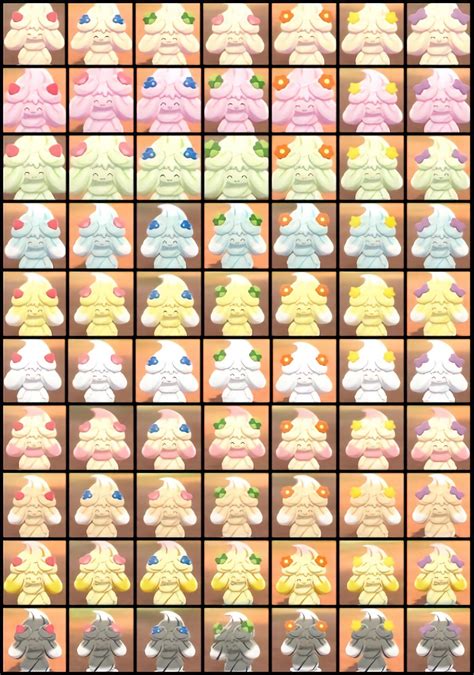 guys   finished  alcremie collection including