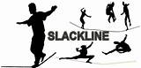 Slackline Guides Trick Slacklining Beginners Guide sketch template