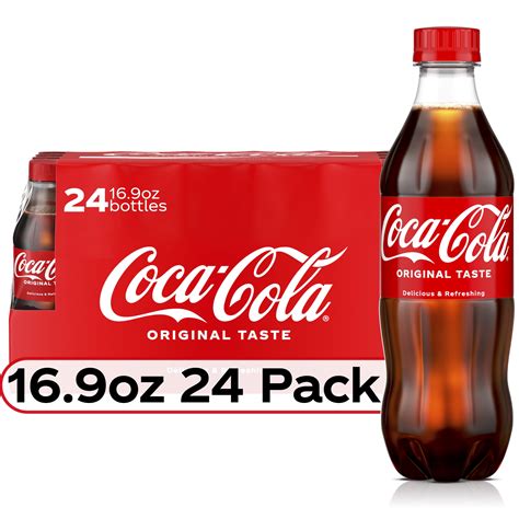 coca cola original soda pop  fluid ounce  pack bottles walmartcom