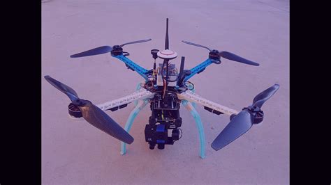 quadcopter drone  pixhawk   axis gimbal youtube