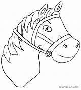 Pferdekopf Malvorlagen Ausdrucken Pferde Ausmalbild Malvorlage Vorlage Artus Hufeisen sketch template