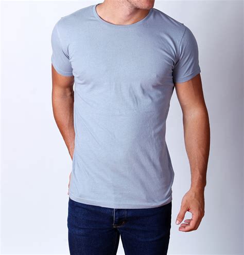 mens premium basic crew neck tees quality plain t shirts casual slim