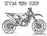 Coloring Pages Dirt Bike Bikes Motocross Motorbike Ktm Print Color Kids Boys Rider Colouring Fierce Clipart Dirtbikes Sxf Drawing Yescoloring sketch template