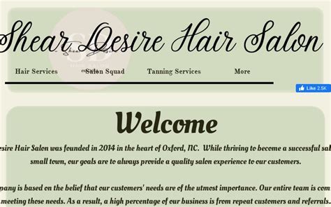 shear desire hair salon