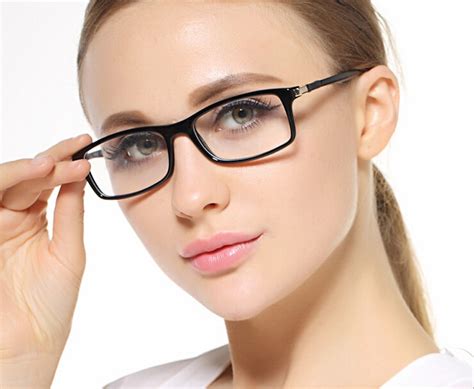 Rectangle Eyewear Eyeglasses Women Female New Fashion Eyes