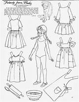 Pippi Longstocking Anziehpuppe Puppen Anziehen Papierhandwerk Kindergeburtstag Langstrumpf  sketch template