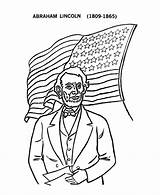 Coloring Abraham Bestcoloringpagesforkids 16th Coloringhome Presidents sketch template