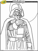 Coloring Vader Darth Pages Print Wars Star Crayola Popular sketch template