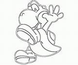Yoshi Coloring Pages Library Clipart Line Printable Books Popular sketch template