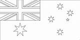 Flag Australian Colour Australia Flags Coloring Outline Pages Clipart Etc Printable 2009 Colouring Bw Drawing Color Activities Letter Kids Usf sketch template