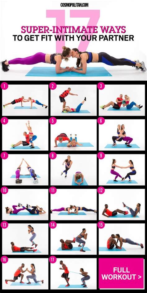 17 super intimate ways to get fit with your partner workouts and fit tips couples workout