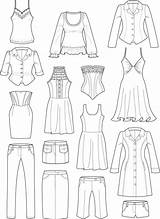 Fashion Drawing Clothes Templates Technical Clothing Sketches Drawings Template Flat Sketch Illustration Flats Draw Croquis Google Kids Designs Moda Cloth sketch template