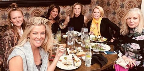 nancy lee grahn celebrates her birthday see the amazing photos with her co stars here soap
