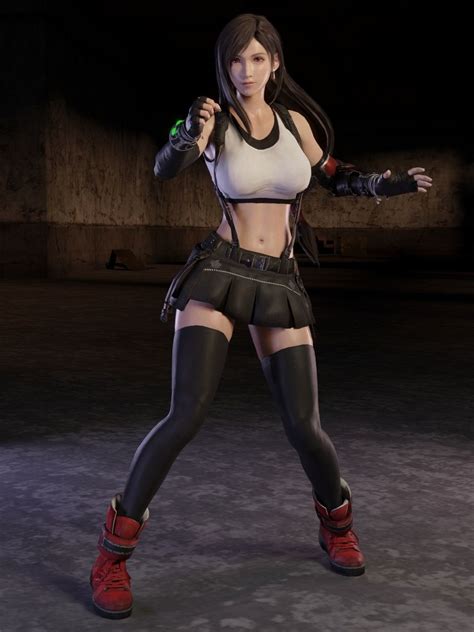 Ffvii Remake Tifa Render 1 In 2020 Remade Wonder Woman Final