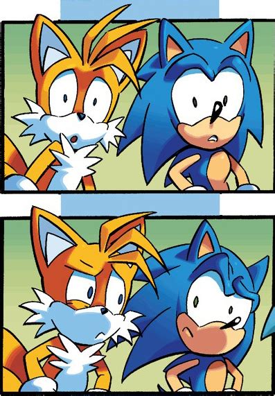 sonic and tails wft archie sonic comics know your meme