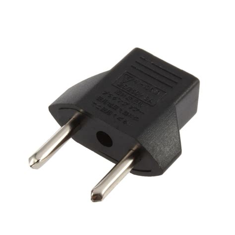 pcs eu plug adapter  pin  eu   pin plug socket eletronic digital european plug adapter