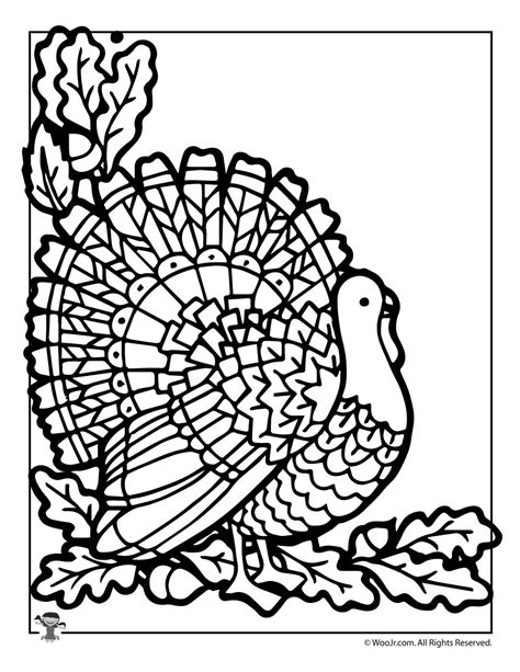 printable thanksgiving activity pages  coloring pages woo jr