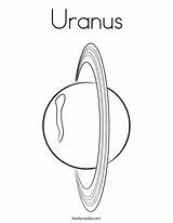 Uranus Coloring Pages Twistynoodle Planet Solar System Color Planets Colouring Space Kids Print Sheets Printable Sun Outline Template Jupiter Lip sketch template
