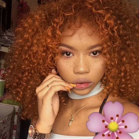 Ginger Gal Hair Inspo Color Colored Curly Hair