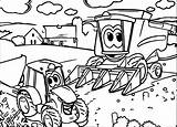 Tractor Coloring Pages Color Printable Tractors Farm Print Getcolorings Earthy sketch template