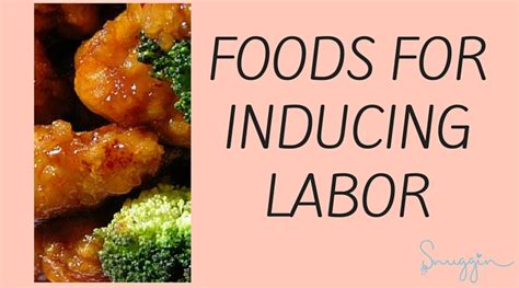what are some foods that naturally induce labor