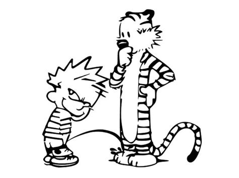 hobbes peeing on number 3 porn images