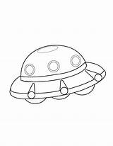 Coloring Pages Ufo Colouring Comments Ufos Coloringhome sketch template