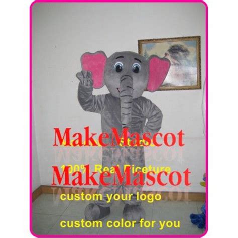grey elephant mascot costume custom fancy costume anime cosplay kits