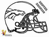 Football Coloring Helmet Broncos Denver Pages Nfl Helmets Printable Yescoloring Stomp Pro Big Color Boys Book Kids sketch template