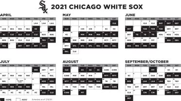 white sox printable schedule chicago white sox